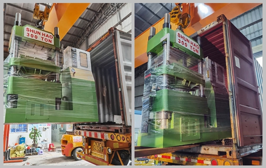 Shunhao Factory's Shipment of Melamine Molding Machines and Molds