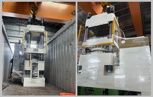 शुनहाओ 600-टन मेलामाइन वेयर मोल्डिंग मशीन शिपमेंट