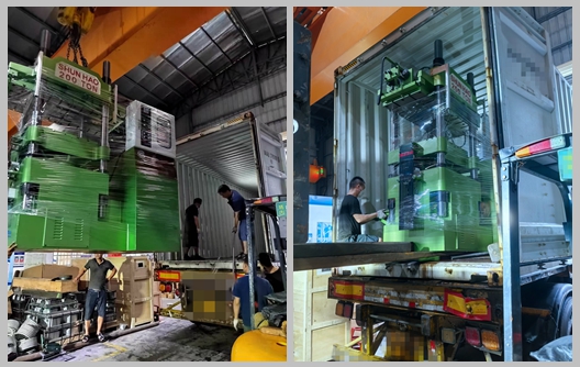 Shipment of 200-Ton Melamine Molding Equipment and Preheating Machine